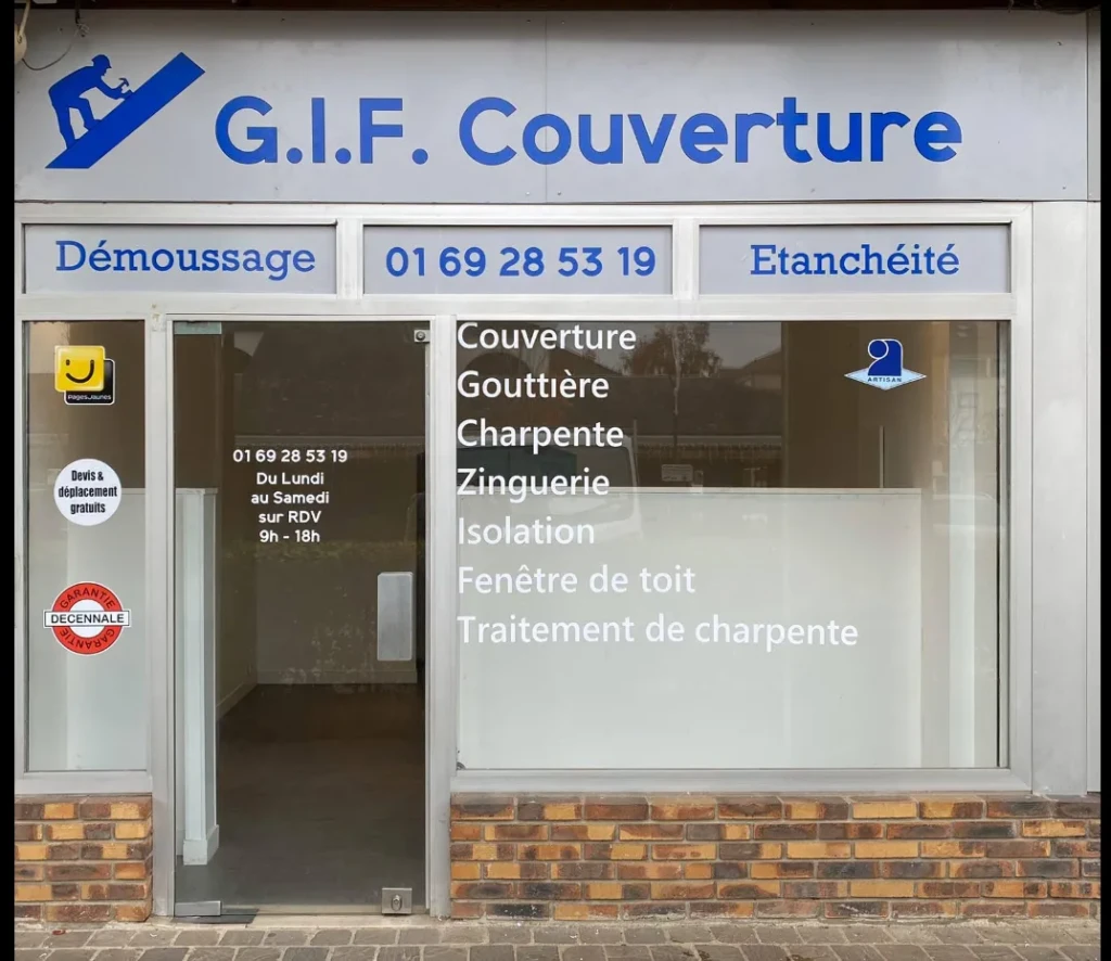Couvreur Gif Sur Yvette 91 Gif couverture boutique bureau au centre ville de Gif